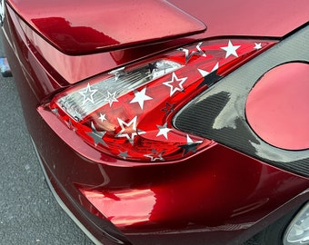 JDM Star Rücklicht-Design: Holografische Autoaufkleber (50er-Packung)
