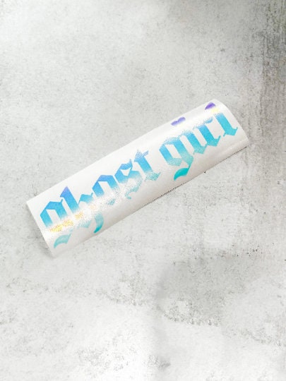 JDM Ghost Girl Holographic, Oil Slick, Pearl, Glitter Car Sticker Decal