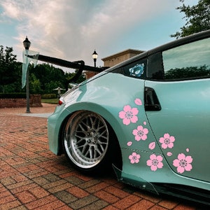 JDM Sakura Livery 15 Pack - 1 "bis 5" / holographisch, Oil Slick Autoaufkleber Aufkleber