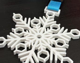 Dämonen-Schneeflocken-Tsurikawa-Ring: JDM-Autoanhänger – 3D-gedruckt