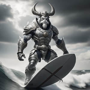 Pangolier dota 2 character surfing the ocean
