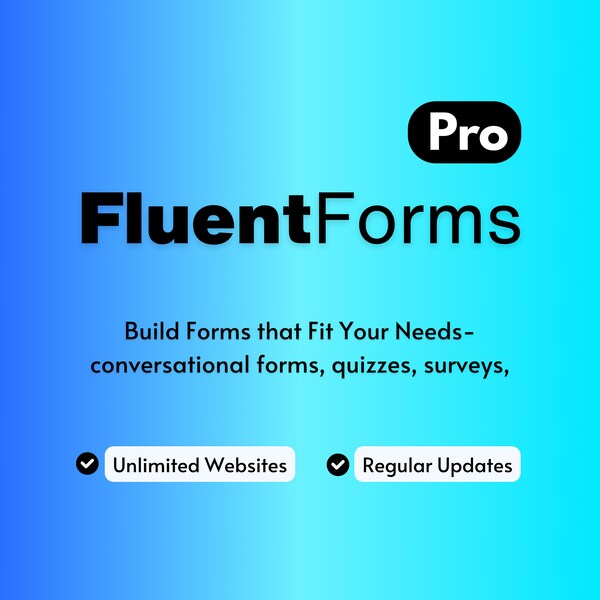 WP Fluent Forms- Create hassle-free contact forms, subscription forms, payment forms, quiz forms. Smart conditional logic form fields