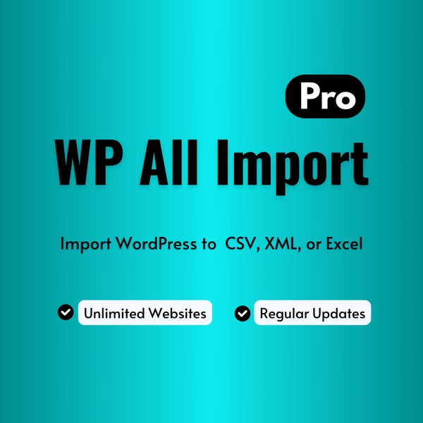 WP All Import Pro, importing data, making it easier than ever to manage your content.