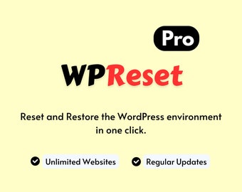 WP Reset Pro est le plugin WordPress ultime pour les développeurs. Réinitialisez le site en un clic, accélérez le déploiement, les tests et la récupération du site.