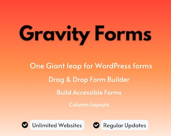 Gravity Forms - collect leads, accept payments, register users, get feedback, easy to use, feature-rich, secure, accessible and reliable.
