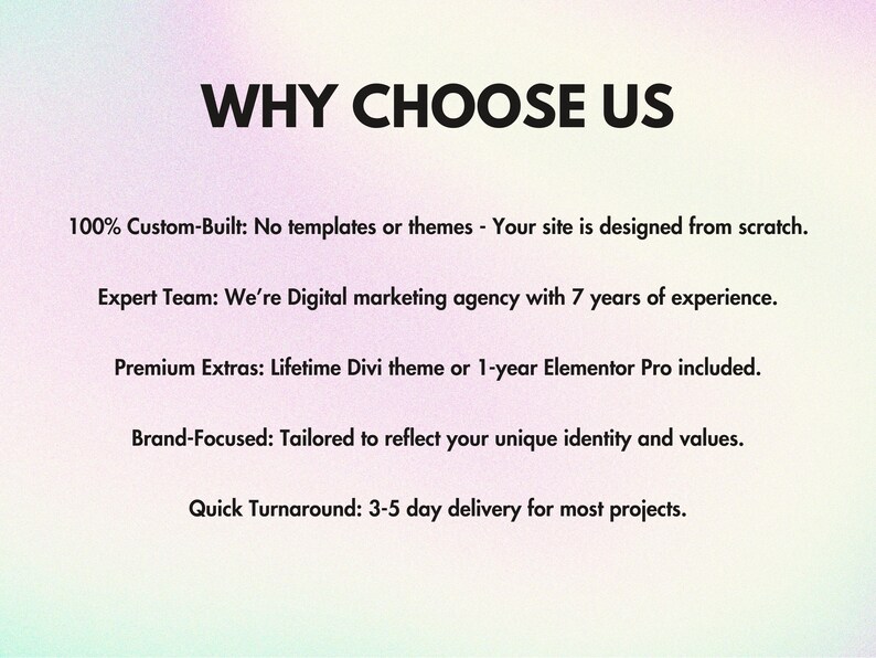 We are expert in website development