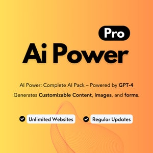 Ai Power Automatic Content Generator powered by gpt4, gpt3.5, DaVinci, images and forms Generator, OpenAi subscription required