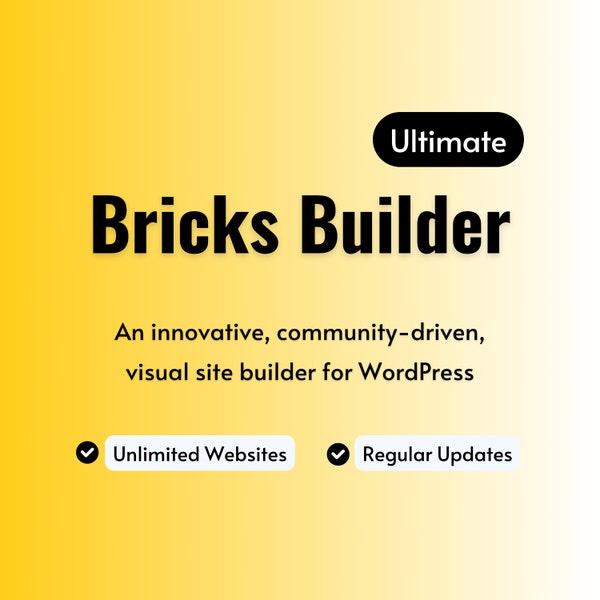 Bricks Builder, Visual site builder, unparalleled customization, maintainability, accessibility, visual spacing, and nestable elements