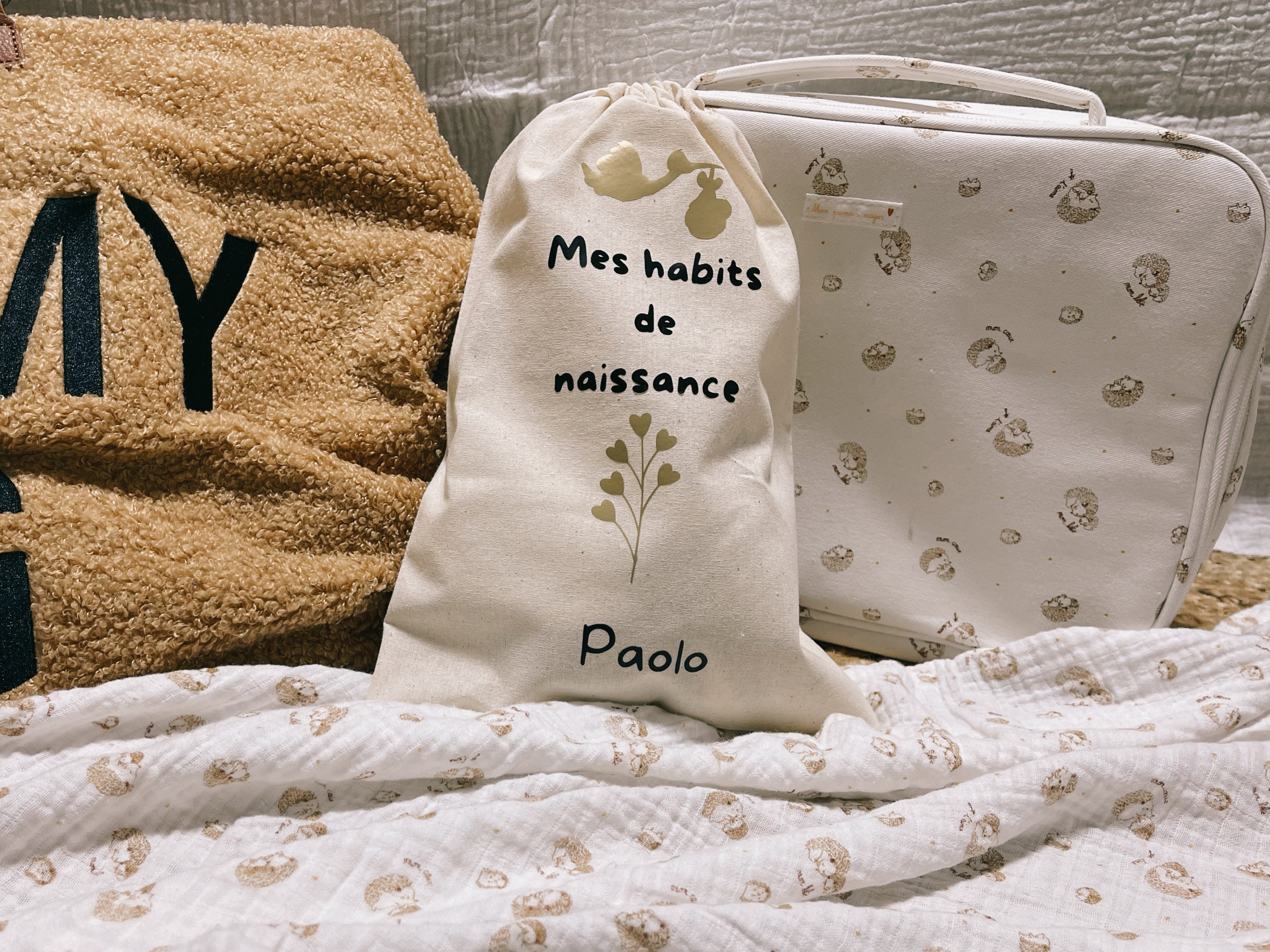 Sac à dos Personnalisé Bébé - Cadeau Naissance Unique : produits à  personnaliser - Pimponette