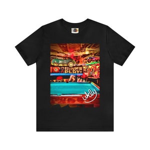 Unisex Jersey Short Sleeve Tee, barfly, old poster ad, T-shirt, Shirt, womenswear , menswear, punk, urban, unisex, weird, gender neutral