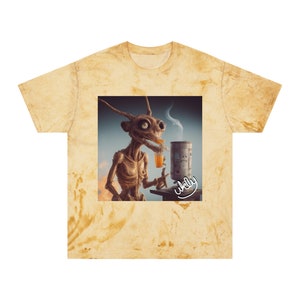Ehi amico, hai una sigaretta? Creatura, alieni, T-shirt, camicia, abbigliamento da donna, abbigliamento da uomo, punk, urbano, chic, strano, genere neutro, unisex, originale