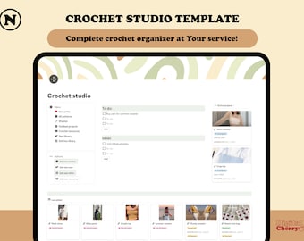 Crochet notion template with headers