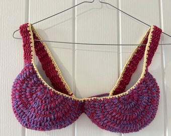 crochet bralette bikini top