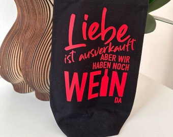 Flaschentasche Geschenktasche Spruch