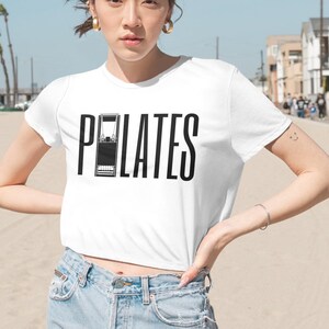 Pilates Crop Top, Pilates Gift, Pilates Instructor Gift, Pilates Apparel, Pilates Teacher Gift, Workout Clothes, Workout Gifts, Workout Gear