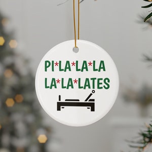 Pilates Ornament, Pilates Gift, Pilates Instructor Gift, Pilates Teacher Gift, Pilates Artwork, Pilates Decor, Pilates Lover Gifts,