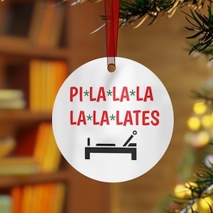 Pilates Ornament In Aluminum, Pilates Gift, Pilates Instructor Gift, Pilates Teacher Gift, Pilates Decor, Pilates Lover Gifts,
