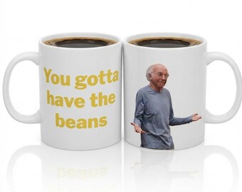 Curb Your Enthusiasm Mug, Larry David Mug, Latte Larry, Funny Mug, Gift For Him, Gift For Her, TV Mug, Funny Gift, Office Gift, Friend Gift