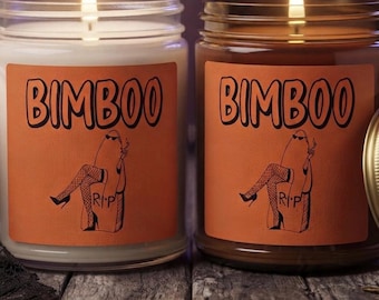 BIMBOO Candle/Halloween Decor/Summerween Decor/Boo Season/Bimbocore/Halloween Gifts/Halloween Accessories/Ghost Candle