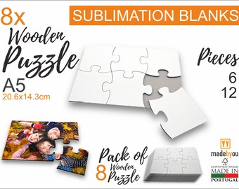 Wooden sublimation puzzle - Jigsaw MDF sublimation puzzle