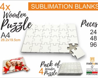 Wooden sublimation puzzle - Jigsaw MDF sublimation puzzle