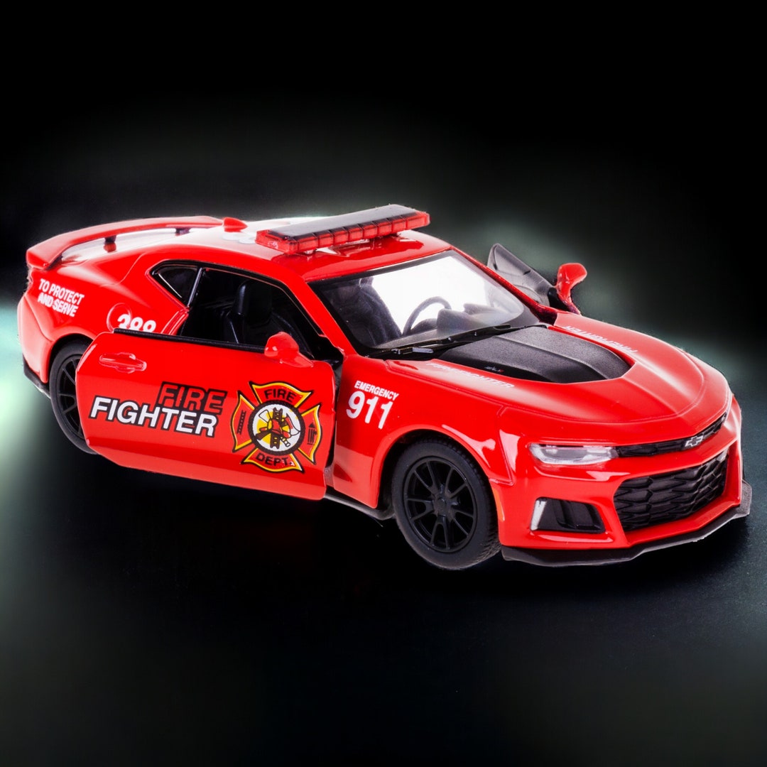 Chevrolet Camaro Zl1 Fire Fighter 388 Model Metal 138 Metal Toy Car