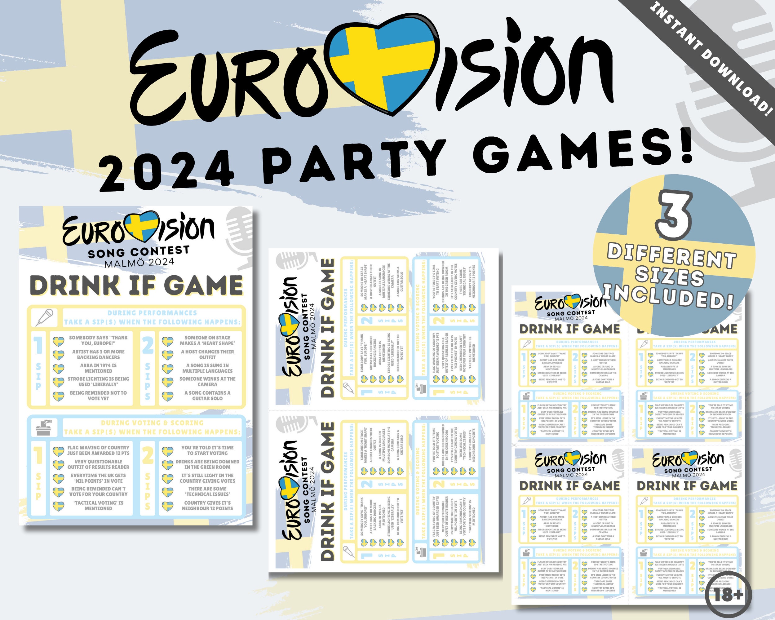 Eurovision 2024 Drinking Games Eurovision Song Contest Malm 2024 Eurovision 2024 Drinking Games Eurovision Song Contest Malm 2024