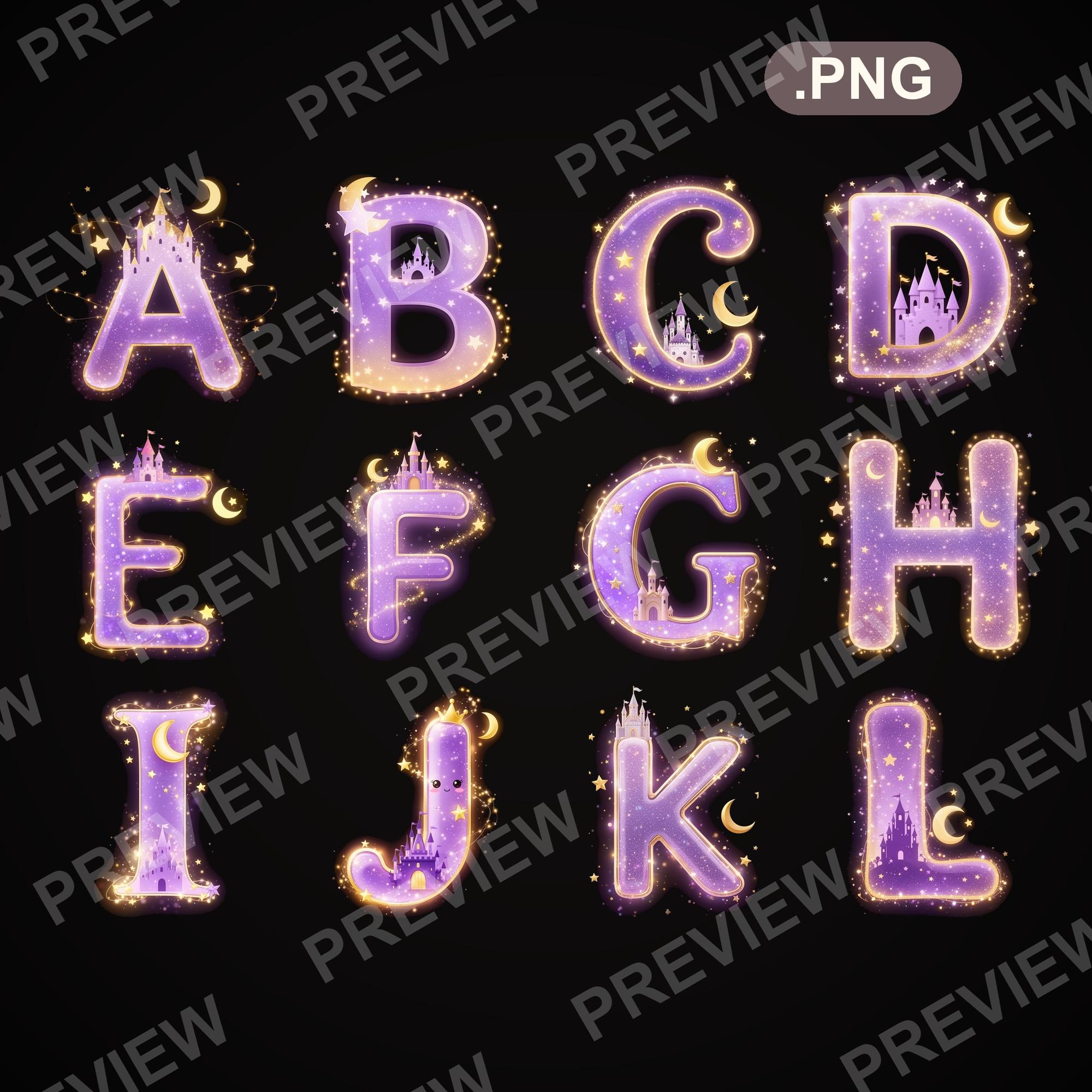 Kawaii Princess Alphabet PNG Clipart, Magical Fairy Tale, Enchanted ...