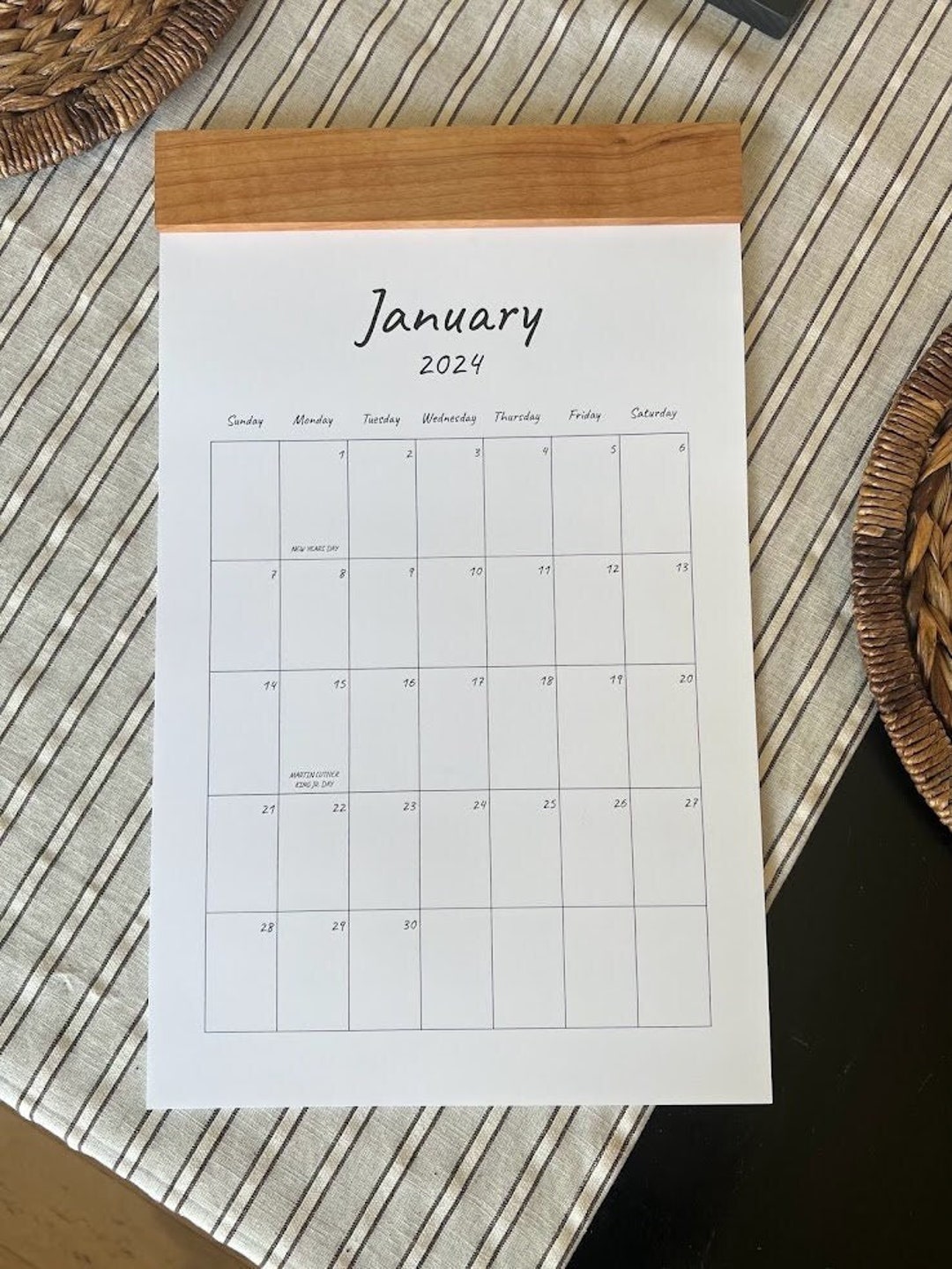 2025 Wall Calendar, Wall Decor, Minimal Calendar, Monthly Calendar
