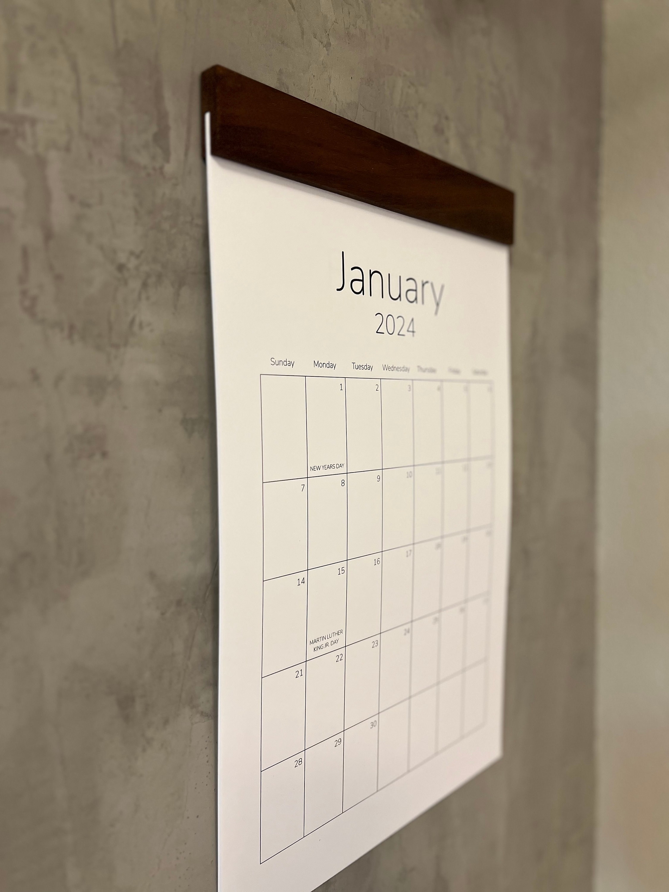 2024-wall-calendar-wall-decor-minimal-calendar-monthly-calendar