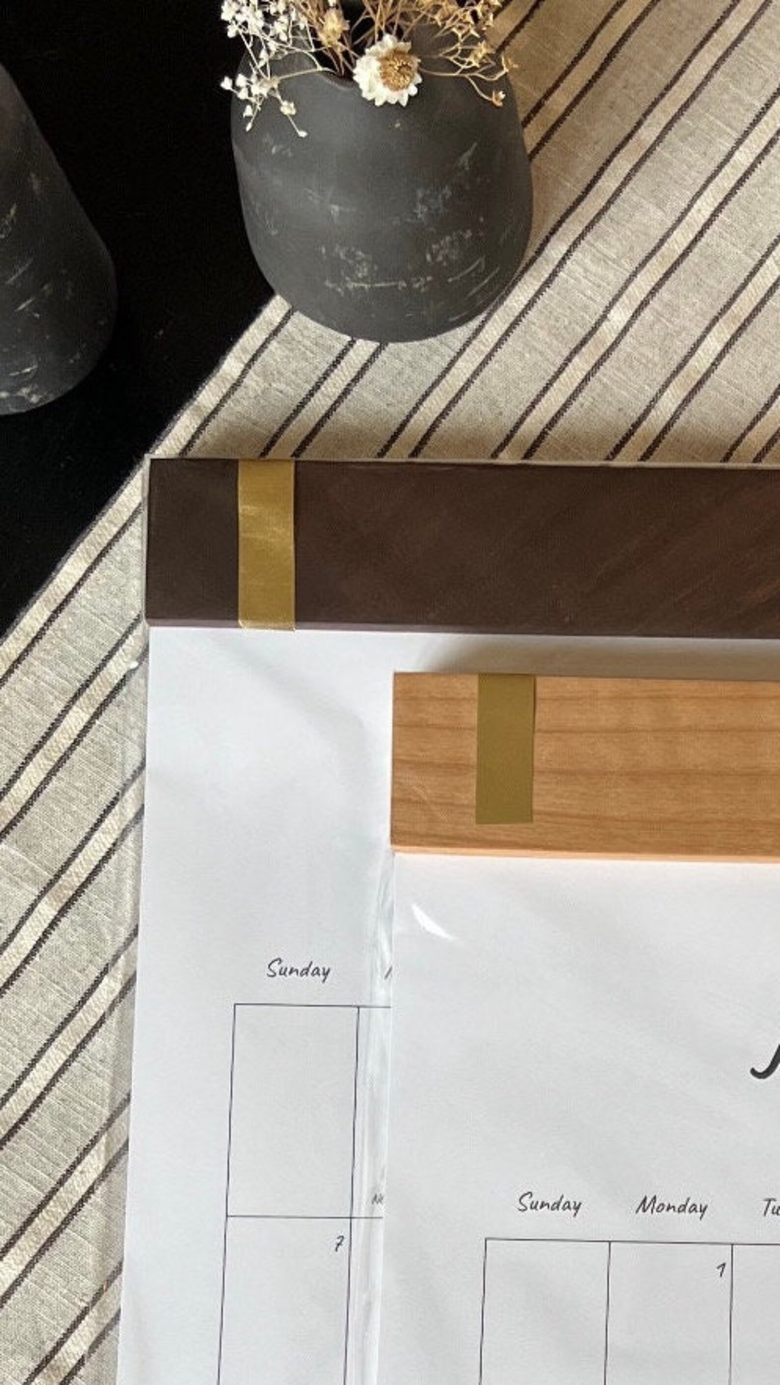 2024 Wall Calendar, Wall Decor, Minimal Calendar, Monthly Calendar