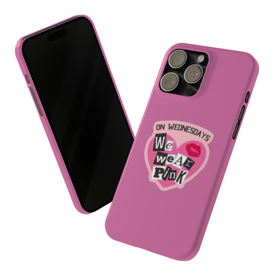 On Wednesday We Wear Pink Phone Case, Mean Girls Inspired