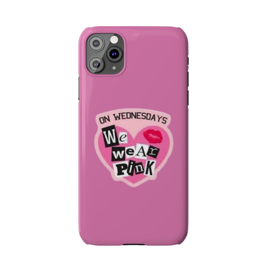 【SKINNYDIP】iphoneケース WEDNESDAYS WE WEAR MEAN GIRLS Mean Girls x Skinnydip On Wednesdays We Wear Pink iPhone