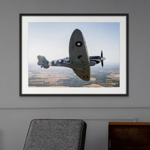 Spitfire Photography, Aviation Photography, Spitfire Plane Print, Plane Fine Art Photography, Aviation Wall Art, Pilot Photography