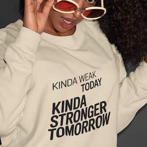 Motiverande tröja med rund hals | Gymcitat-tröja för kvinnor och män | Fitness-comeback-tröja | Träningspresent unisex