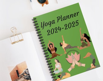 Yoga Planner,Yoga Notebook,Namaste Journal, Zen Diary, Mindfulness Notebook, Meditation Journal, Gratitude Journal, Spiritual book,Yoga Gift