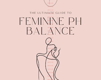 Guía de equilibrio del pH para mujeres / Libro electrónico de bienestar digital / Consejos de salud femenina y cuidado personal