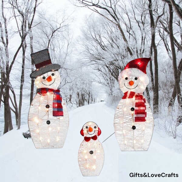 Snowmen Decorations - Etsy