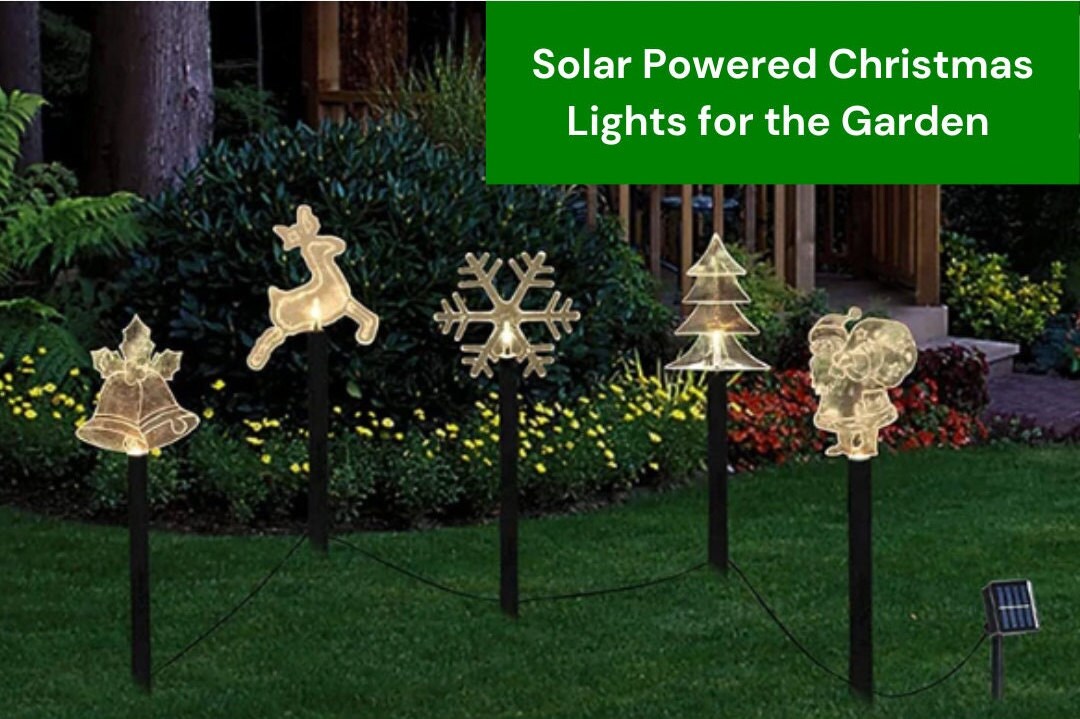 Glowing Garden Magic Outdoor Solar Christmas Garden Stake Etsy UK