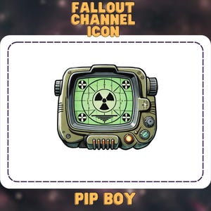 PIP BOY Channel Point Icon - Twitch | Fallout Emote | Twitch YouTube Discord | Emote | Fallout icon