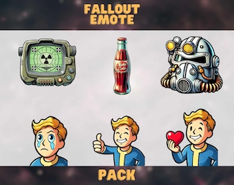 FALLOUT EMOTE |PACK Fallout Emote | Twitch YouTube Discord | Emote | Fallout icon