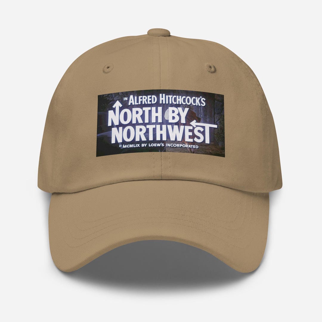 North by Northwest Baseball Hat Cap Alfred Hitchcock Classic Horror ...
