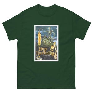 House on Haunted Hill Tee Shirt Vincent Price Classic Horror Film Fan