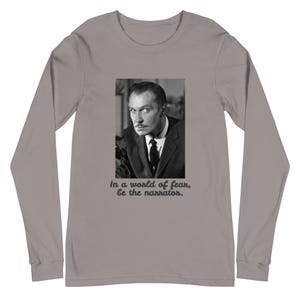 Vincent Price Tee Shirt Long Sleeve Vintage Horror Movie Film Fan