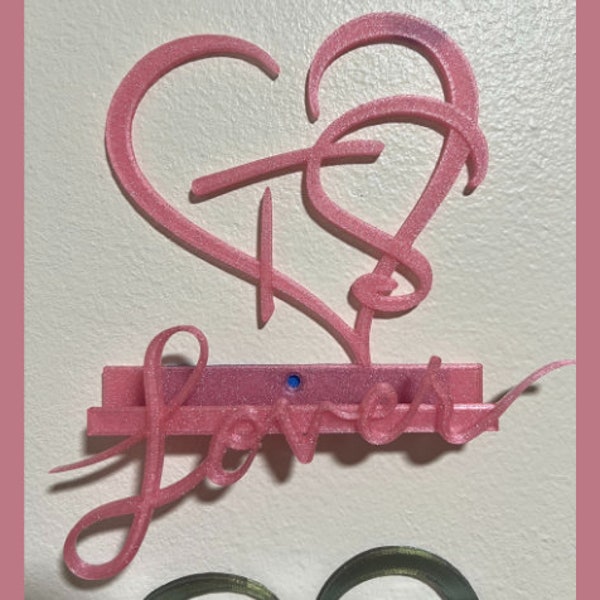 Taylor Swift inspired CD Mount STL - Lover Album 3D Print download - Plus 2 bonus files! Swiftie, Swifty, Eras Tour, 1989