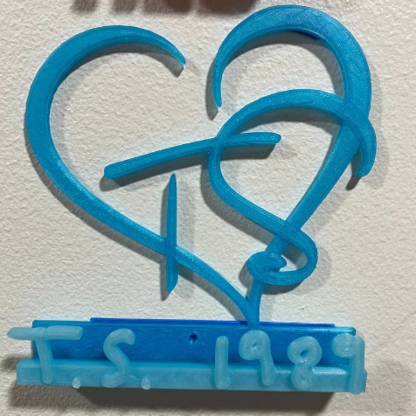 Taylor Swift inspired CD Mount - Display- 1989 Album 3D Printed - Swiftie, Swifty, Eras Tour, 1989, Taylors Version, Taylor's Version