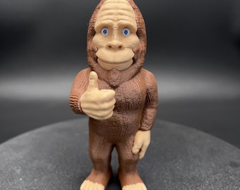 Bigfoot giving the “Thumbs Up” 3, 5, or 9.5 inches tall and ready to spread self encouragement!