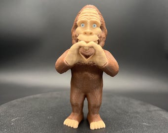 Figura de Pie Grande impresa en 3D: Manos de Corazón, regalo de San Valentín
