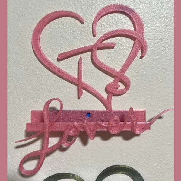 Taylor Swift inspired CD Mount - Display- Lover Album 3D Printed - Swiftie, Swifty, Eras Tour, 1989, Taylors Version, Taylor's Version