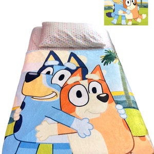 1/2 OFF! ALL 5 BLANKETS! Large, Cozy, Soft 50”x40” Blanket,  Popular Blue Cartoon and Family Plush, kids flannel Throw Blankets